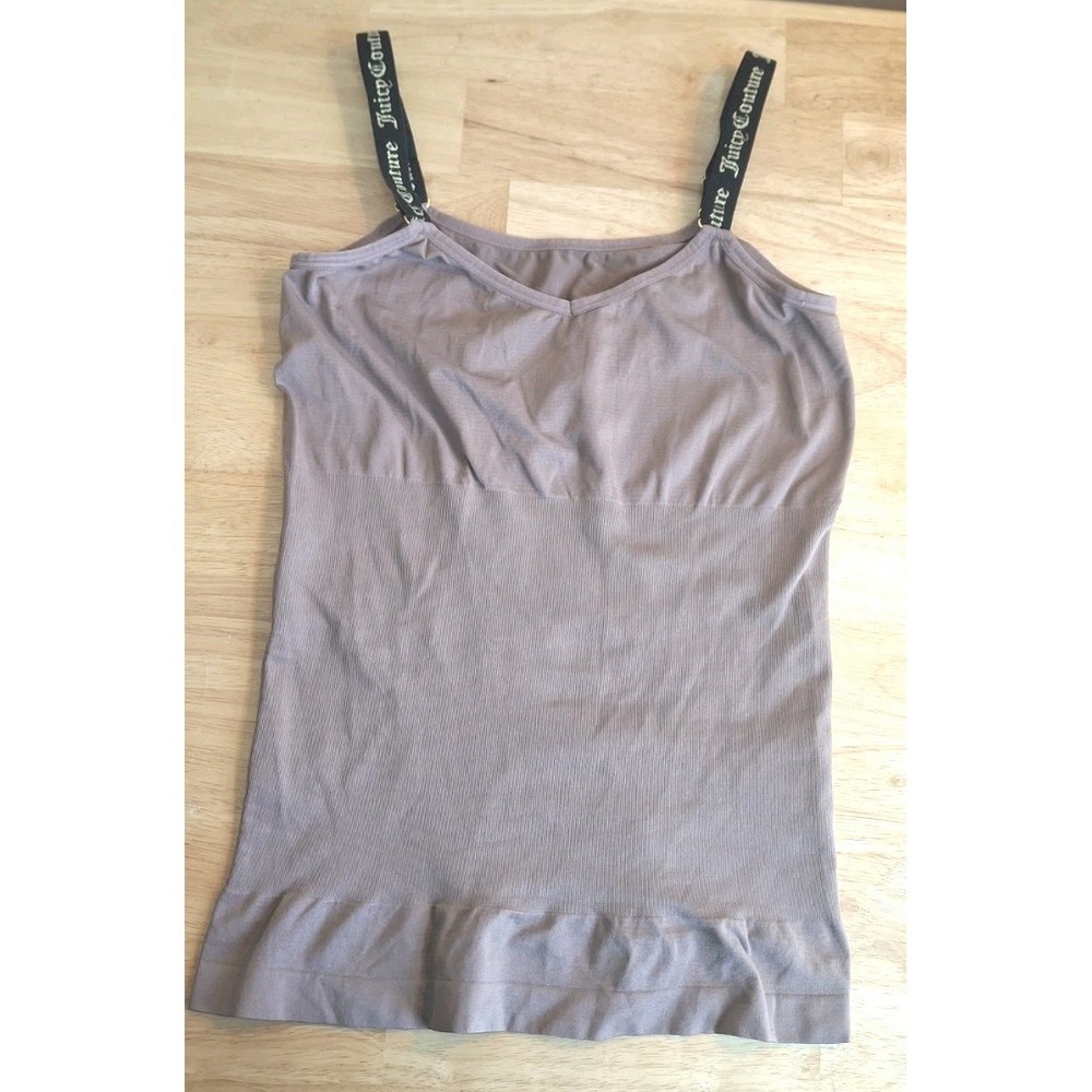 Juicy Couture Tank Top Adjustable Fitted Mauve Intimates Strappy Compression L